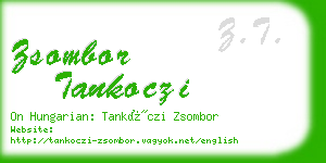 zsombor tankoczi business card